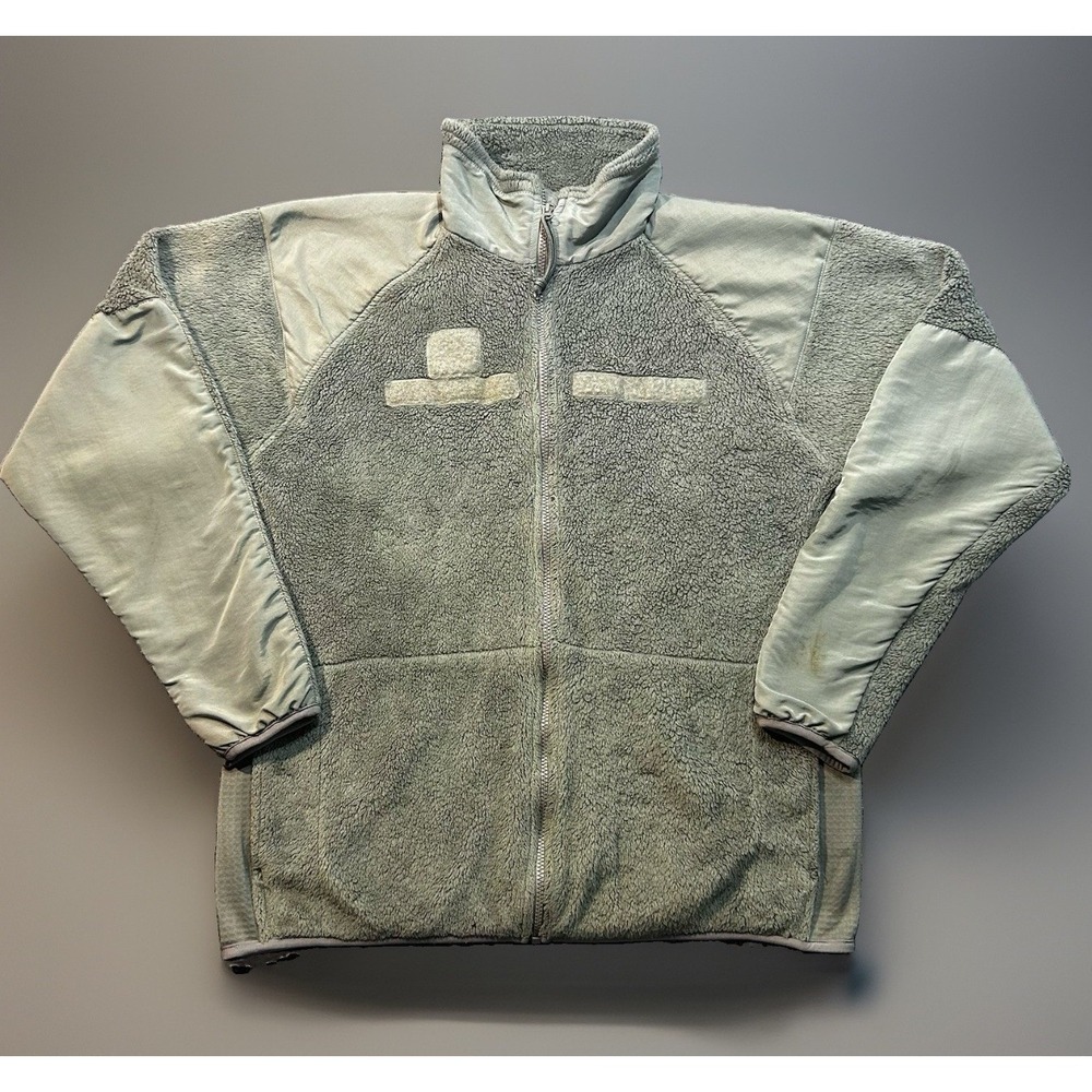 US Military ECWCS Gen III Level 3 Fleece Jacket Medium Long Green Peckham